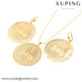 60212- Xuping New Style Statement 18K Gold Plated African Jewelry Sets With Good Quality